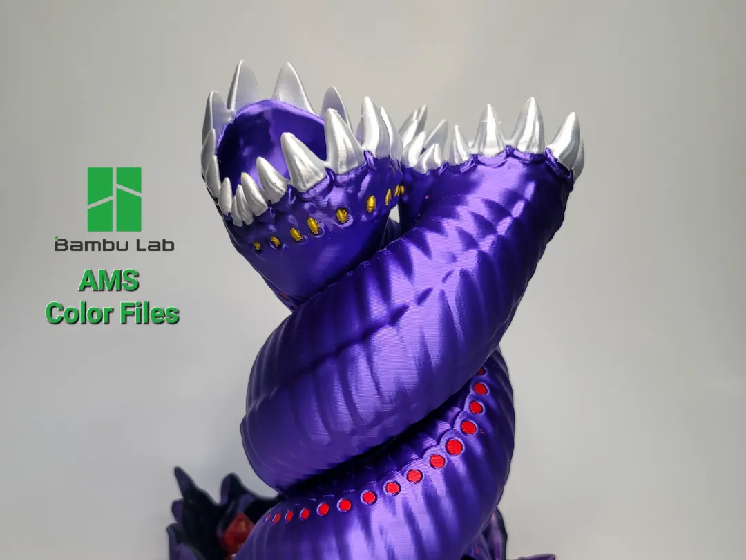 Purple Worm Dice Tower