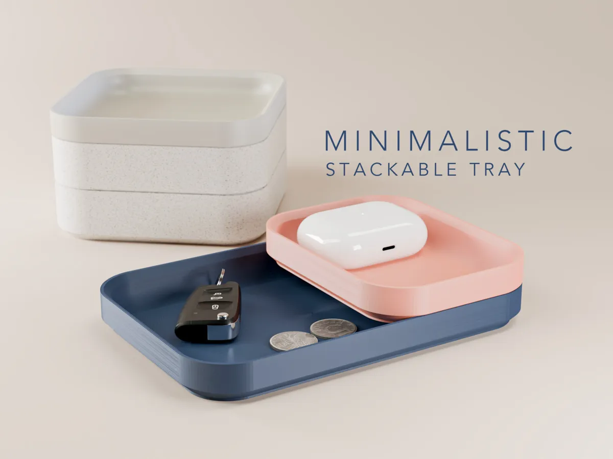 Minimalistic Stackable Tray / Bowl