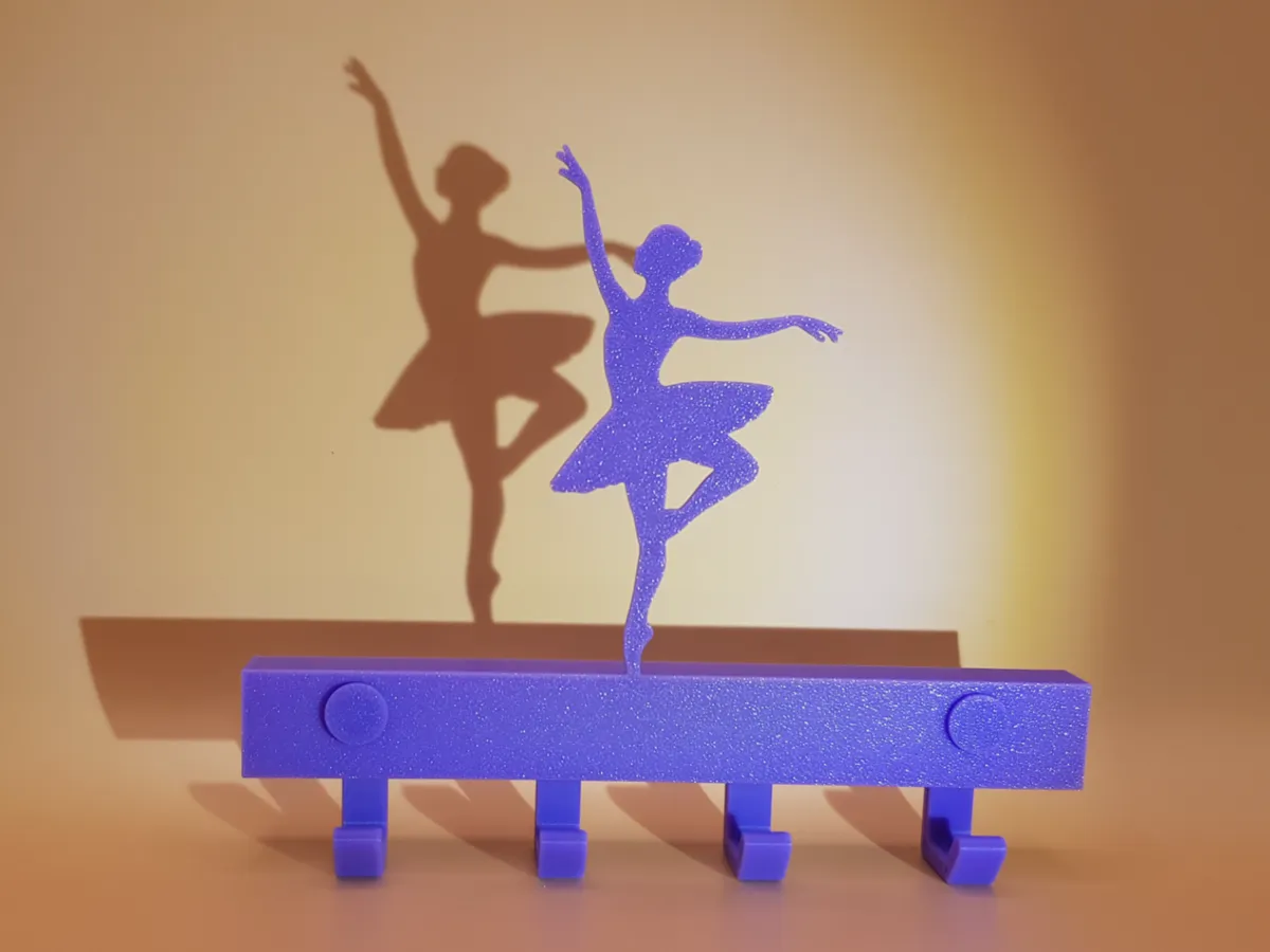 Ballerina Wandhaken Kleiderhaken Schlüsselboard