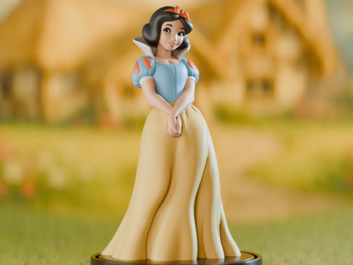 Snow White Figurine, Disney Collectible Fan Art