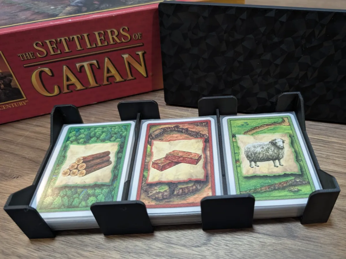 Catan resource card organizer (sleeved version)