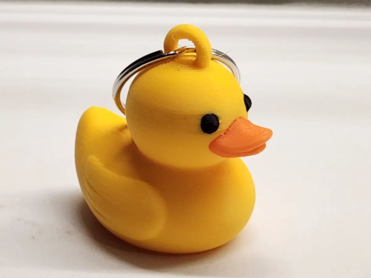 Rubber Duck Keychain