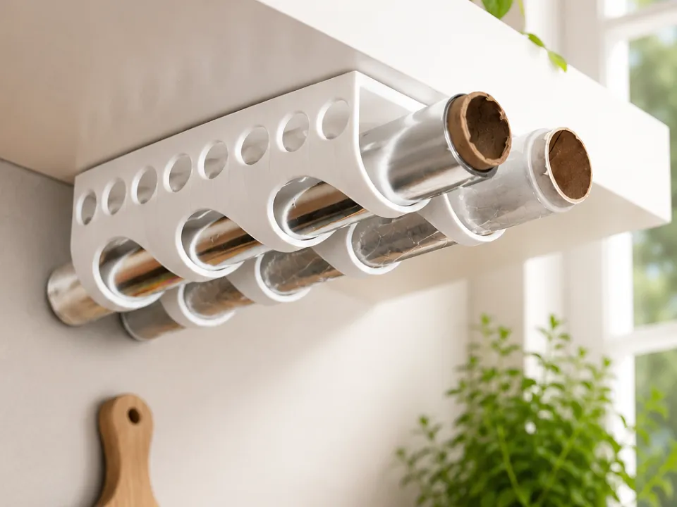 Under-Cabinet Kitchen Roll Holder - 2 Rolls