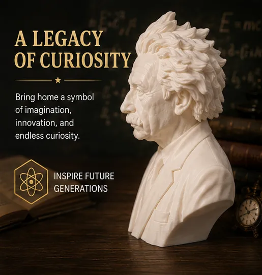 Albert Einstein statue, photo 3 of 4 - Albert Einstein statue Home Decor Items