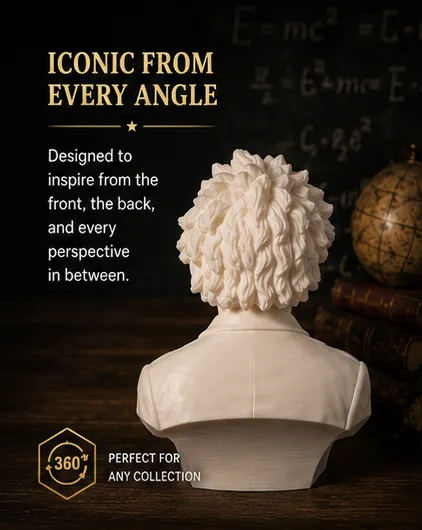 Albert Einstein statue, photo 4 of 4 - Albert Einstein statue Home Decor Items
