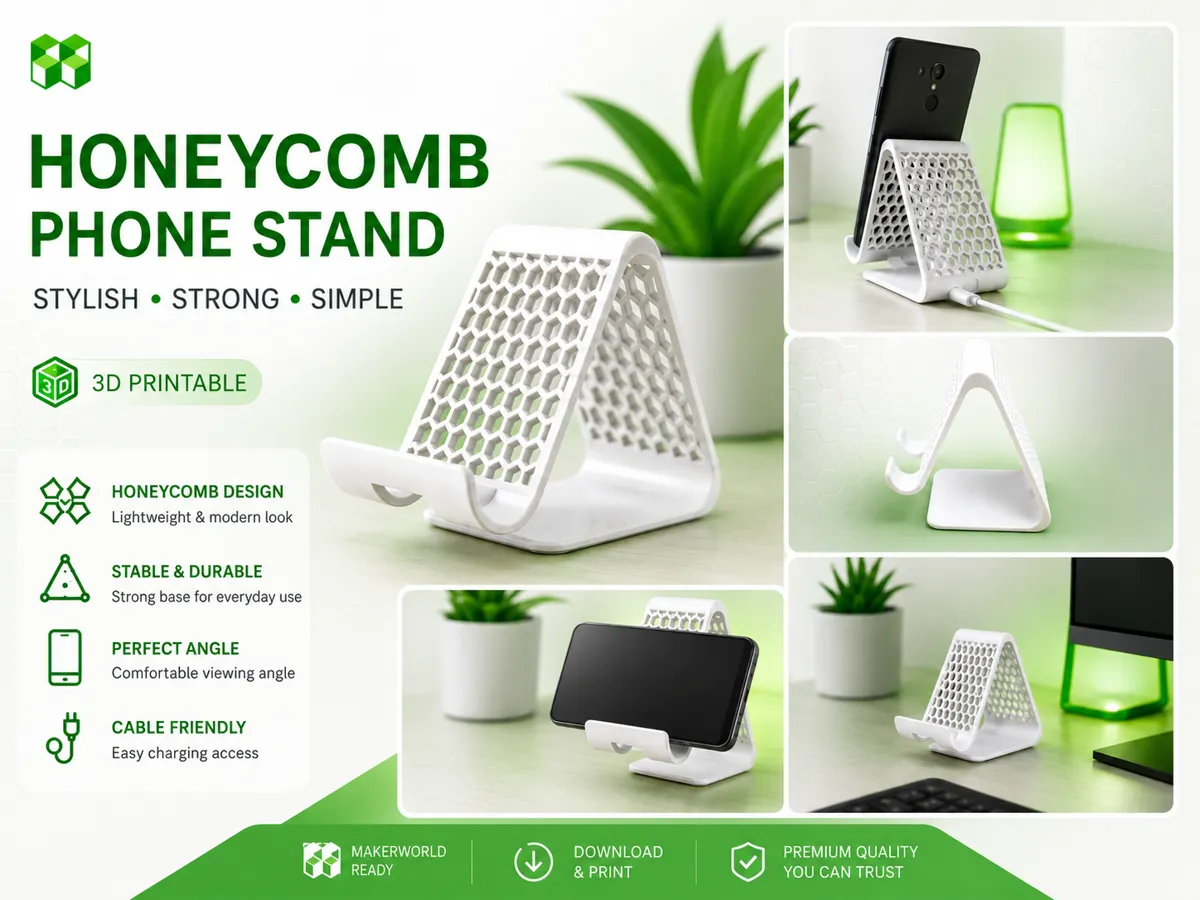 Honeycomb Charging Phone Stand - Charger Holders & Covers, in stock
