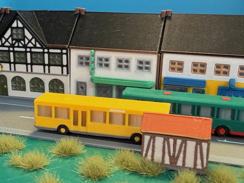 Bus Shelter 3 Timber framework (z-scale), photo 4 of 4 - Bus Shelter 3 Timber framework (z-scale) Board Games & Tabletop