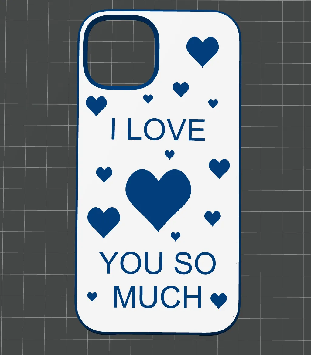 iPhone 13 I Love You Case, photo 2 of 3 - iPhone 13 I Love You Case Mobile & Device Accessories