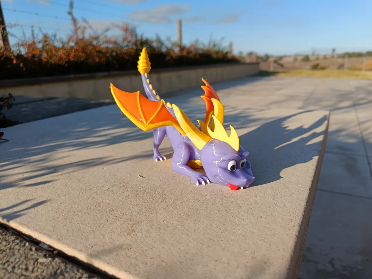 Multicolor Spyro Dragon with articulated wings, photo 4 of 4 - Multicolor Spyro Dragon with articulated wings Fidget & Sensory Toys