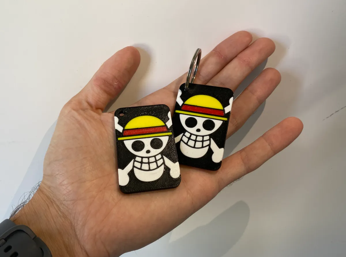 One Piece Flag Keychain - One Piece Keychains, in stock