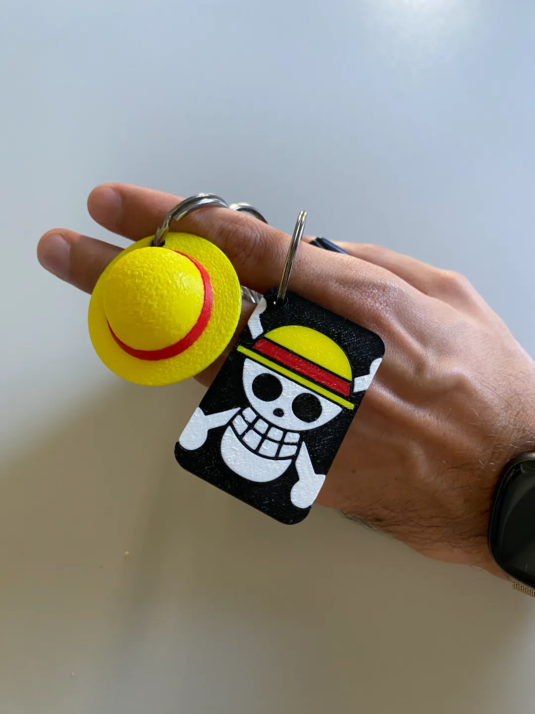 One Piece Flag Keychain, photo 4 of 4 - One Piece Flag Keychain Keychains