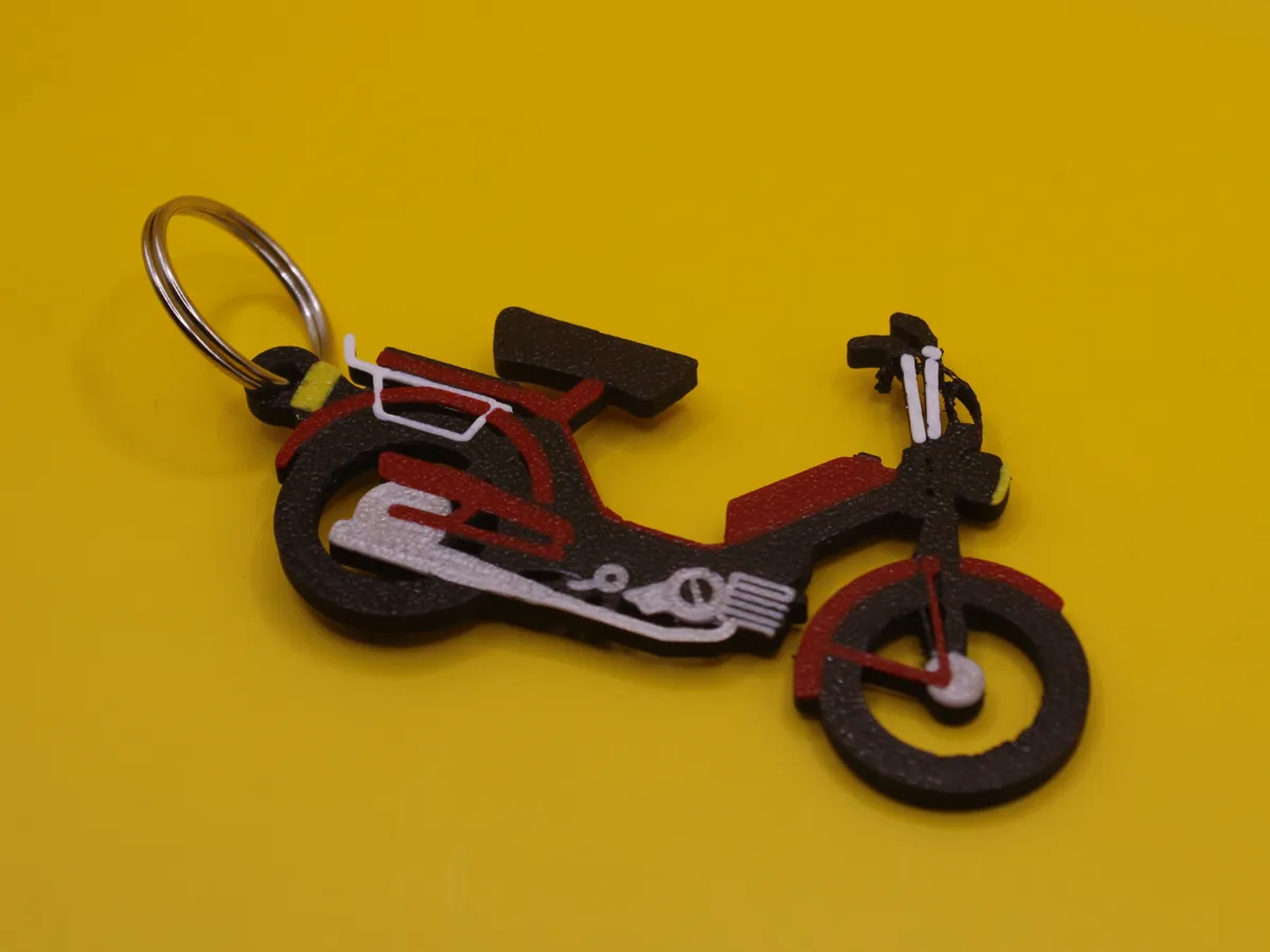 Motorcycle keychain babetta 210 - moped - 2D Art, in stock in India