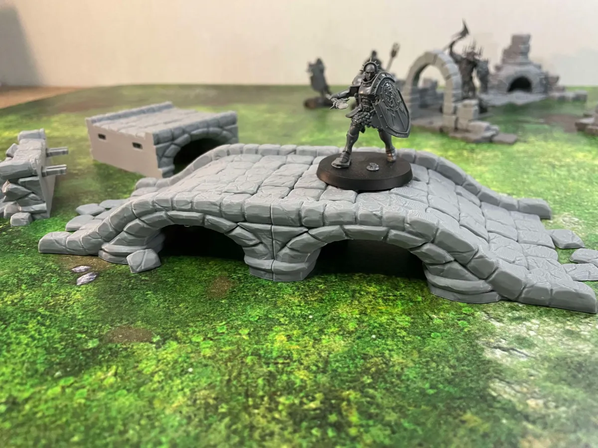 Wargame Fantasy - Modular bridges, photo 3 of 4 - Wargame Fantasy - Modular bridges Figurines & Collectibles