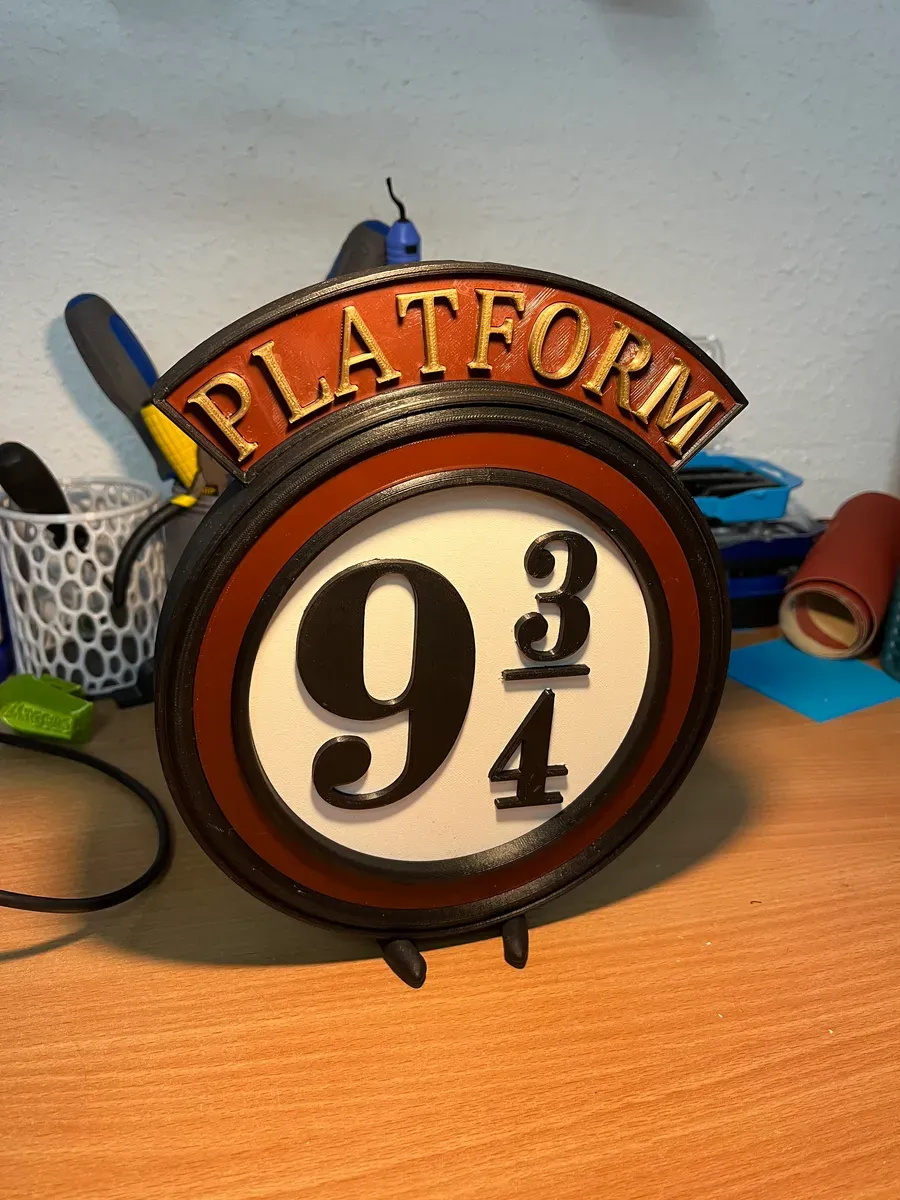 Harry Potter 9 3/4 Platform Sign
