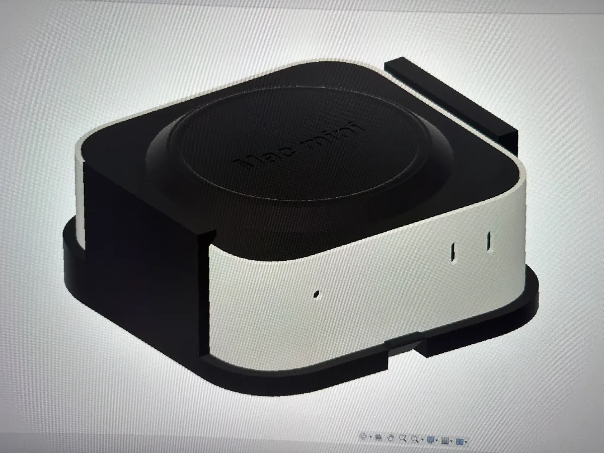 Mac Mini M4 2024 - Vesa Mount Locking - No Monitor
