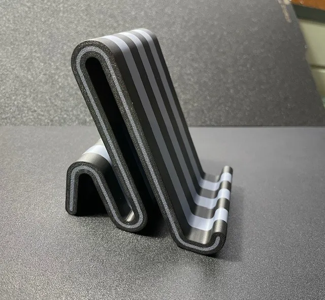 Heavy Duty Striped Phone Stand, photo 2 of 3 - Heavy Duty Striped Phone Stand Household