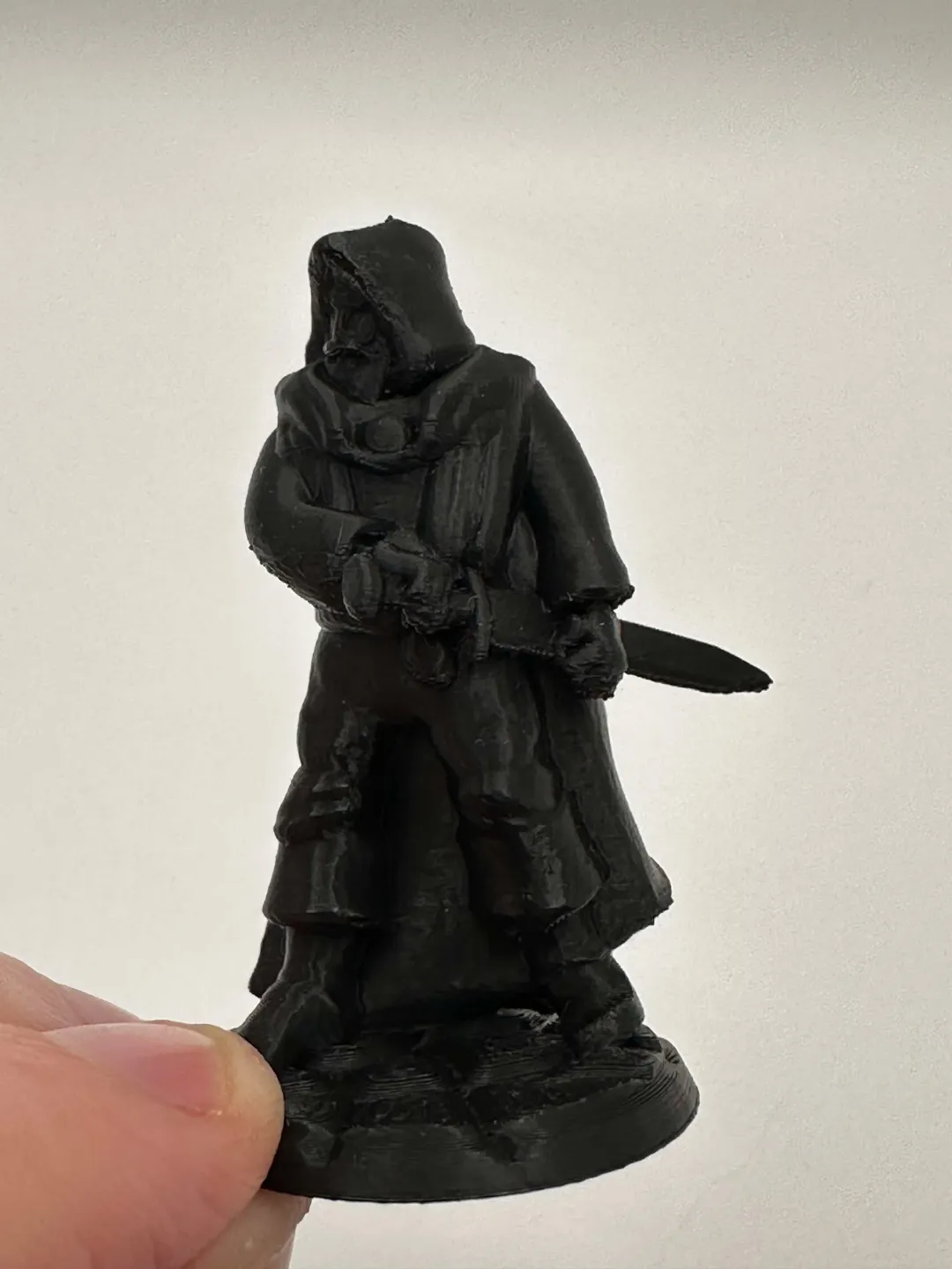 DnD Miniature Male Barbarian with Sword, photo 2 of 4 - DnD Miniature Male Barbarian with Sword Miniatures