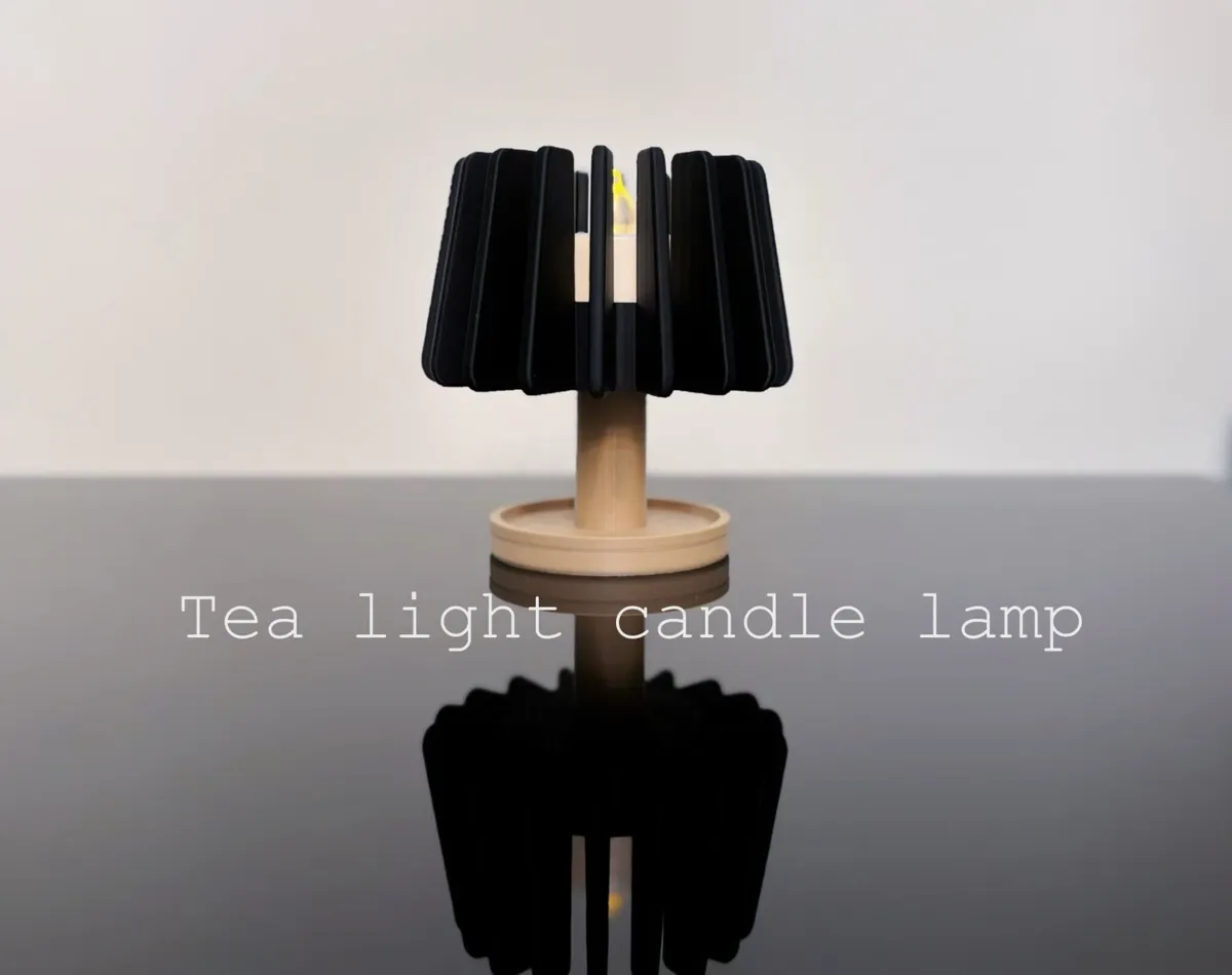 Tealight Candle Lamp (holder) - snap together, photo 2 of 4 - Tealight Candle Lamp (holder) - snap together Household