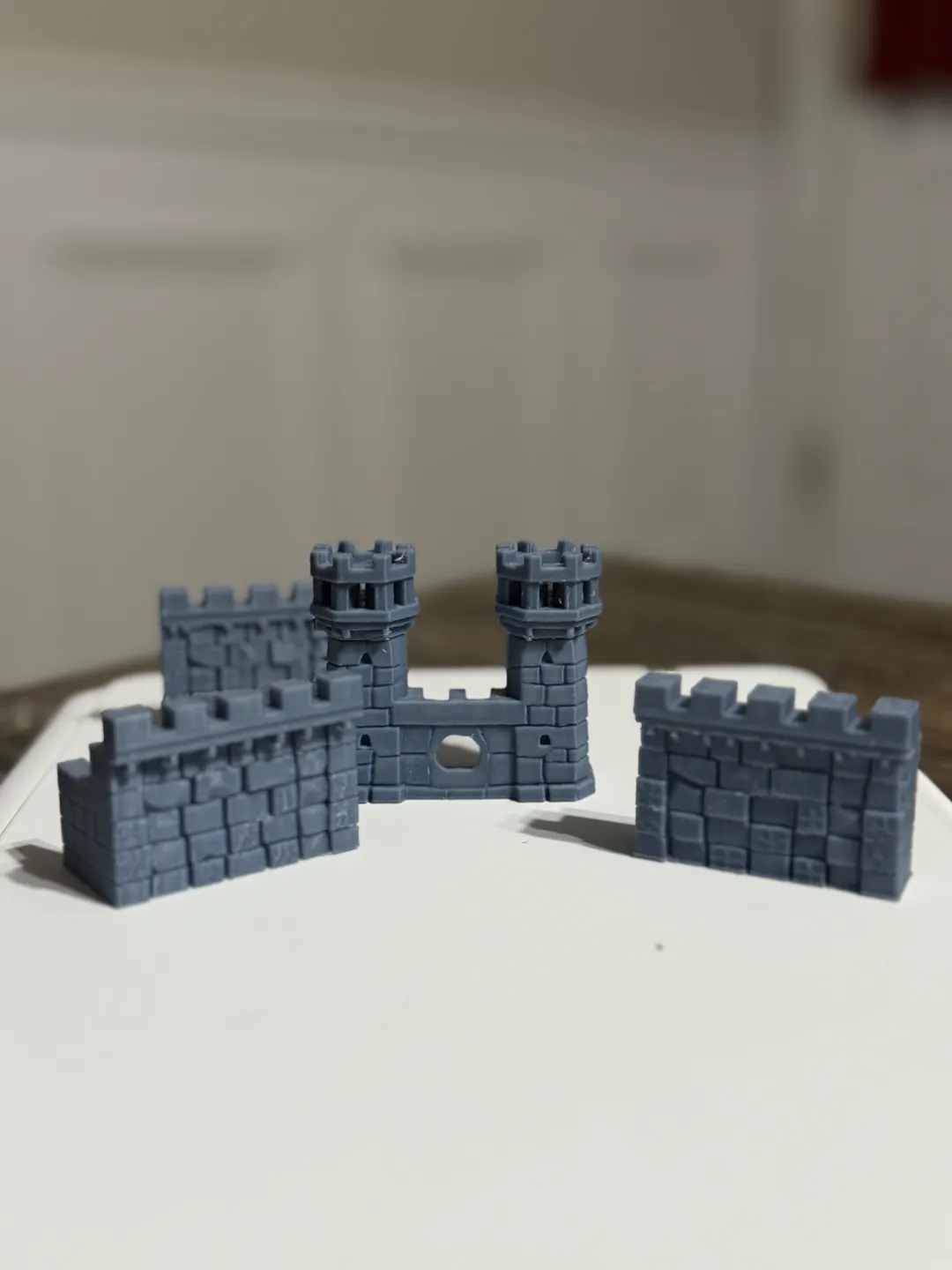 DnD Miniature Castle and Walls, photo 2 of 2 - DnD Miniature Castle and Walls Miniatures