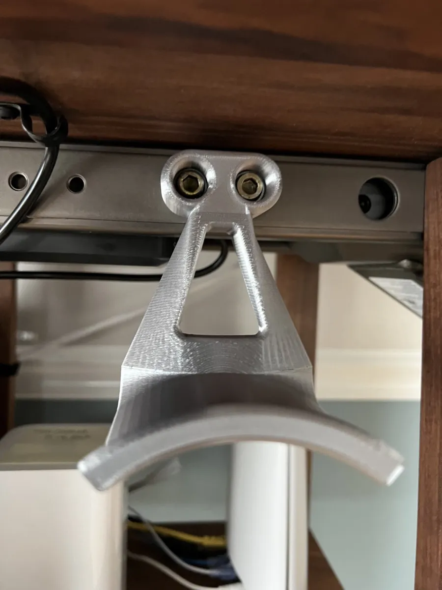 Headphone Holder for Uplift Adjustable Desk, photo 3 of 4 - Headphone Holder for Uplift Adjustable Desk Household