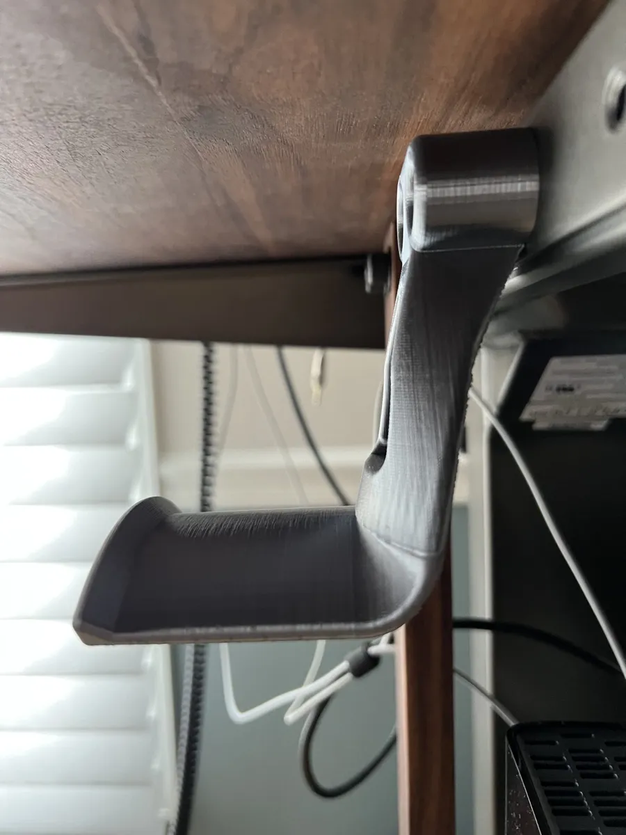 Headphone Holder for Uplift Adjustable Desk, photo 4 of 4 - Headphone Holder for Uplift Adjustable Desk Household