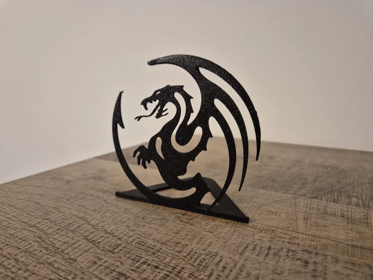 Dragon book stand / book end, photo 3 of 3 - Dragon book stand / book end Desk & Office