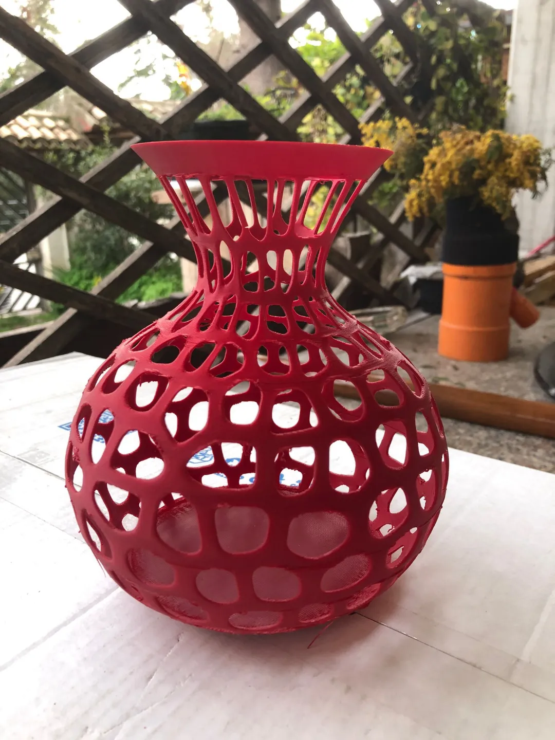 Vaso Rubino Voronoi, photo 3 of 4 - Vaso Rubino Voronoi Home Decor Items