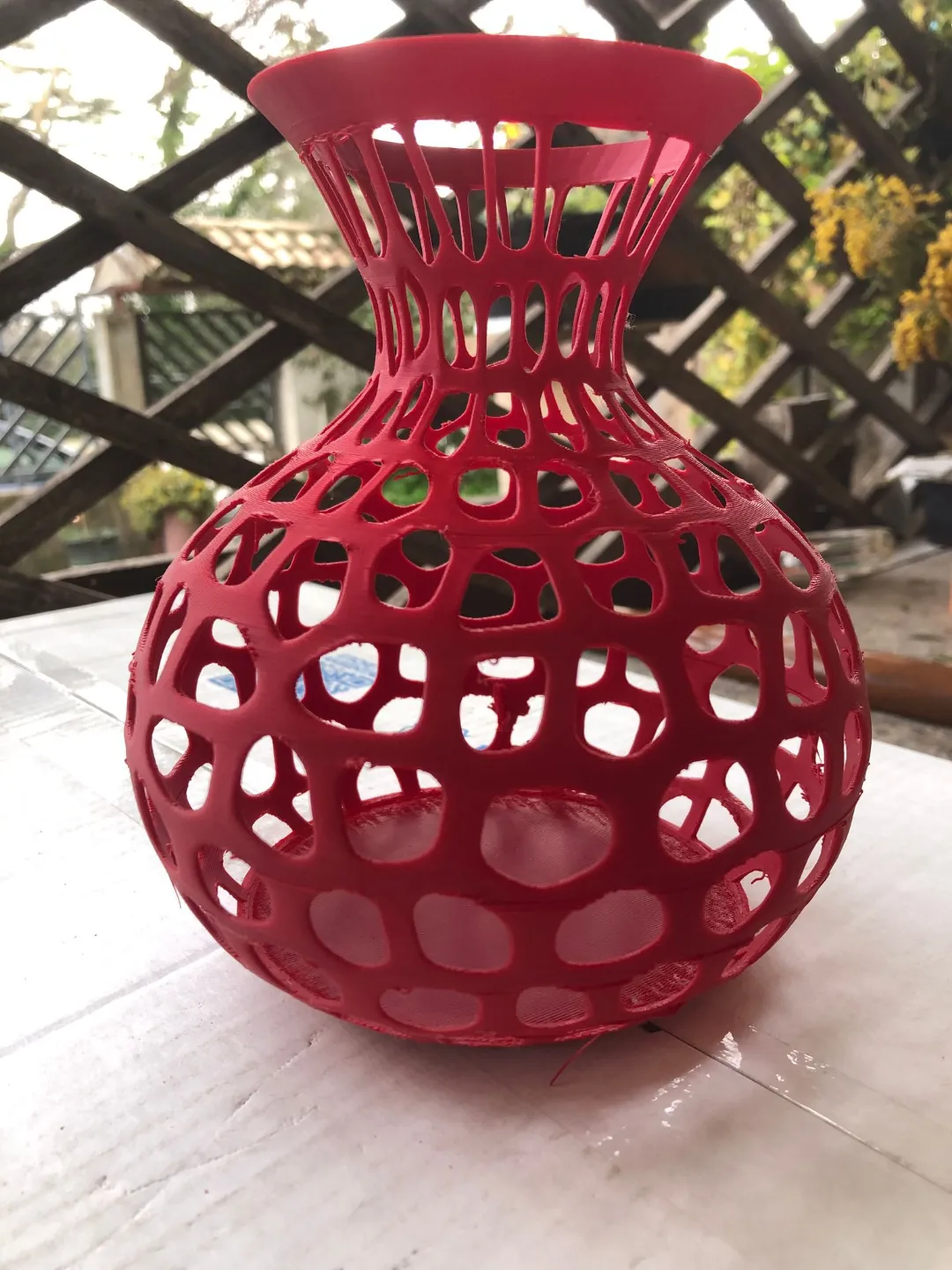 Vaso Rubino Voronoi, photo 4 of 4 - Vaso Rubino Voronoi Home Decor Items