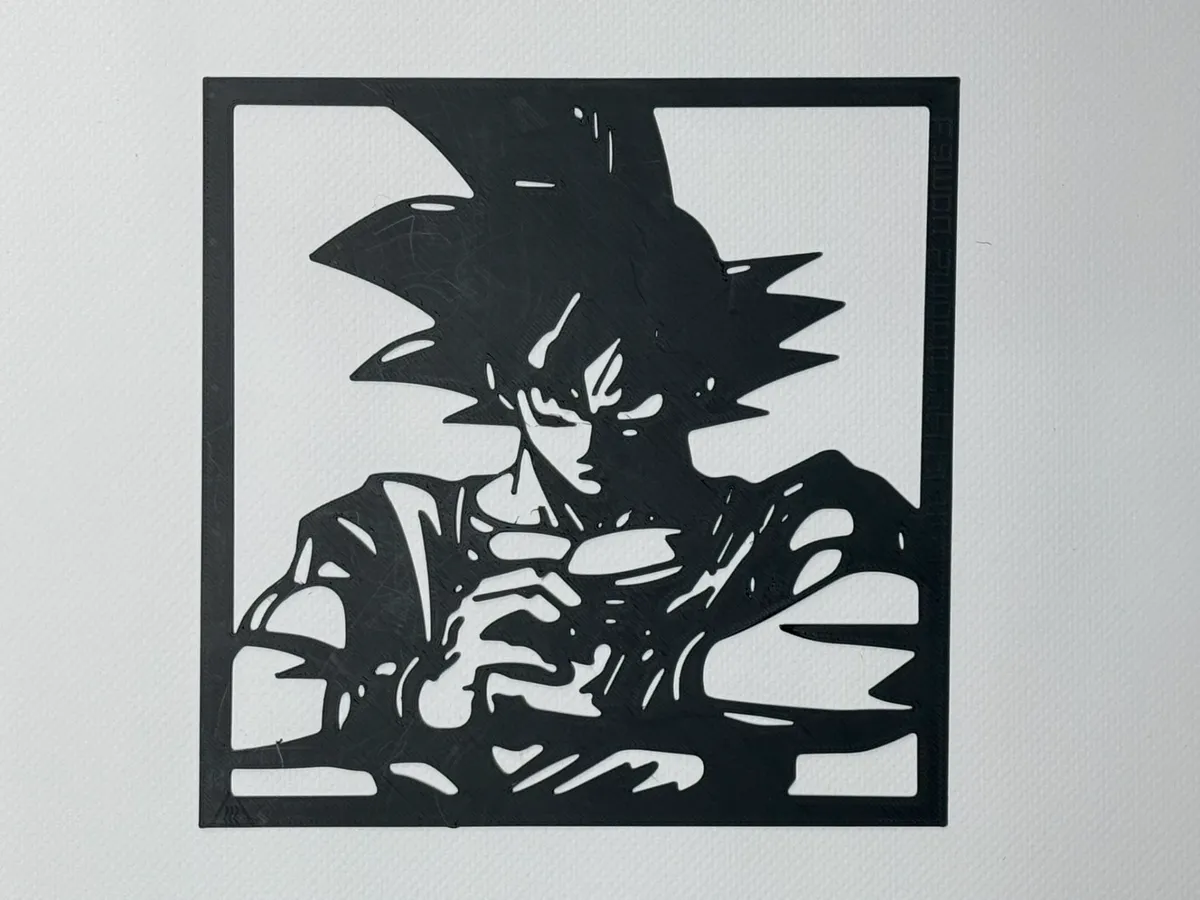 Goku Dragon Ball silhouette (wall art) 2