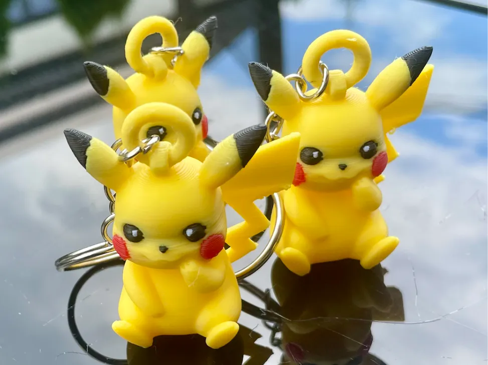 Cute Pokemon Pikachu Keychain