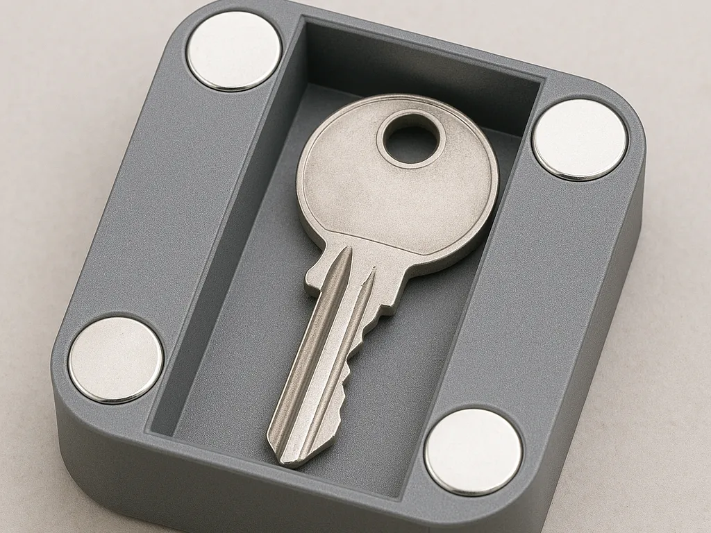 Magnetic Key Box, Hide Spare Keys Safe