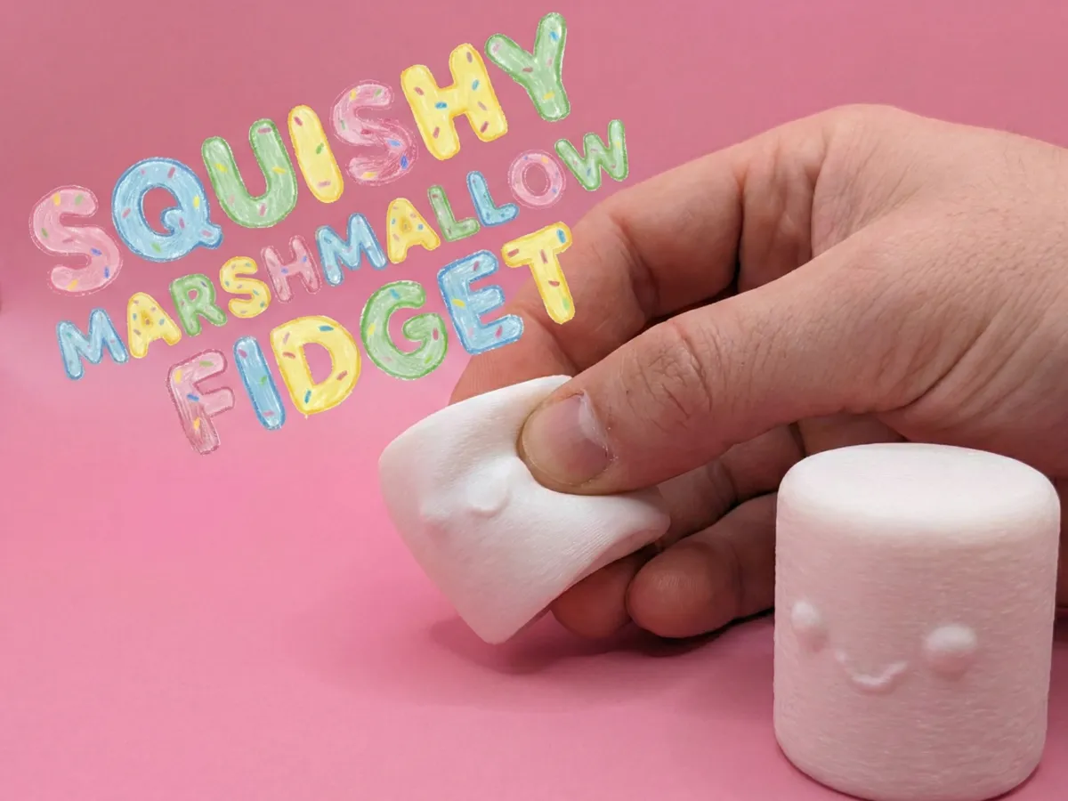 Squishy Marshmallow Fidget - Stress Relief TPU