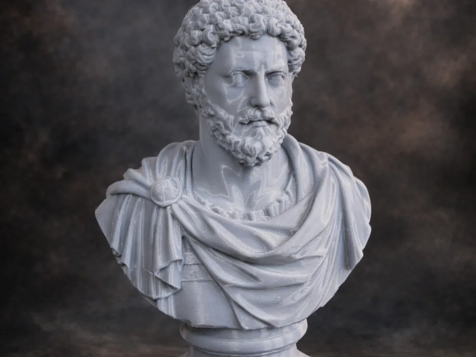 Marco Aurelio Busto Romano, Statua Classica