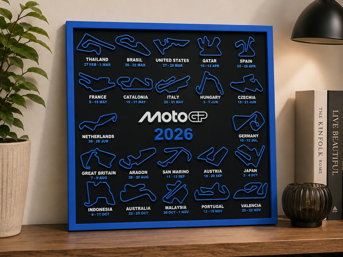 MotoGP 2026 Desk Calendar
