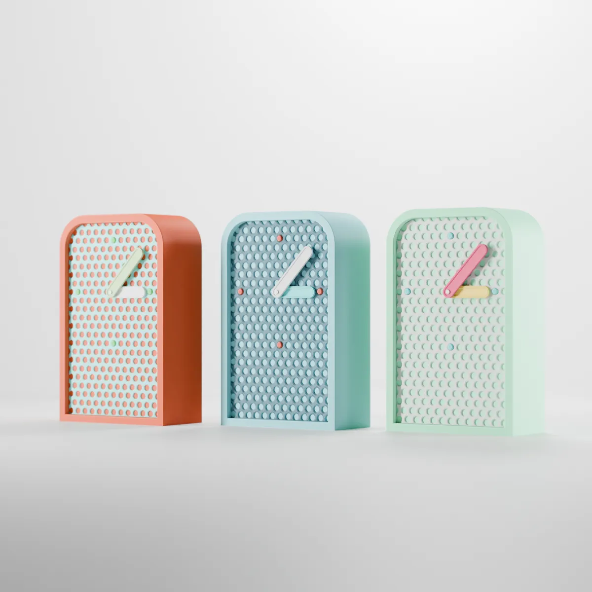 Aesthetic Modern Mesh Clock., photo 3 of 4 - Aesthetic Modern Mesh Clock. Home Decor Items
