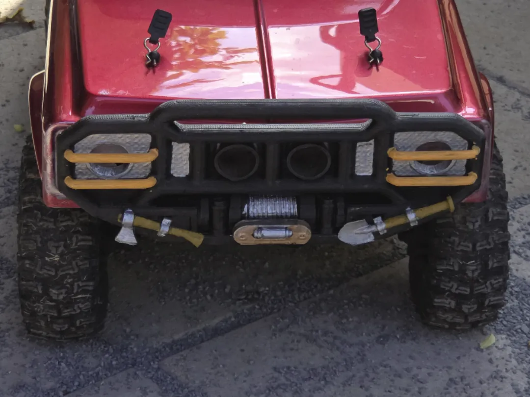 Frontbumper Yikong 41015 1:10 with fitting rails - RC, in stock in India