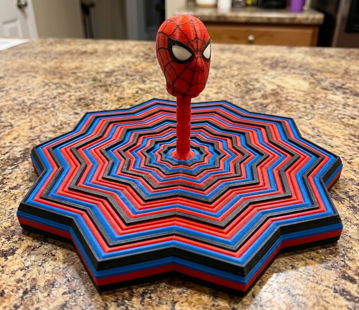 Spider-Man Concentric Fidget Toy, photo 2 of 4 - Spider-Man Concentric Fidget Toy Fidget & Sensory Toys