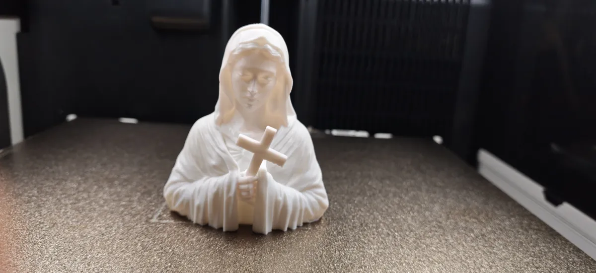 Virgin Mary Bust (Sacred Art Sculpture), photo 4 of 4 - Virgin Mary Bust (Sacred Art Sculpture) Spiritual & Festive