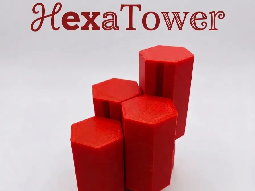 HexaTower Kinetic Fidget Puzzle Desk Toy - Desk Toys, in stock