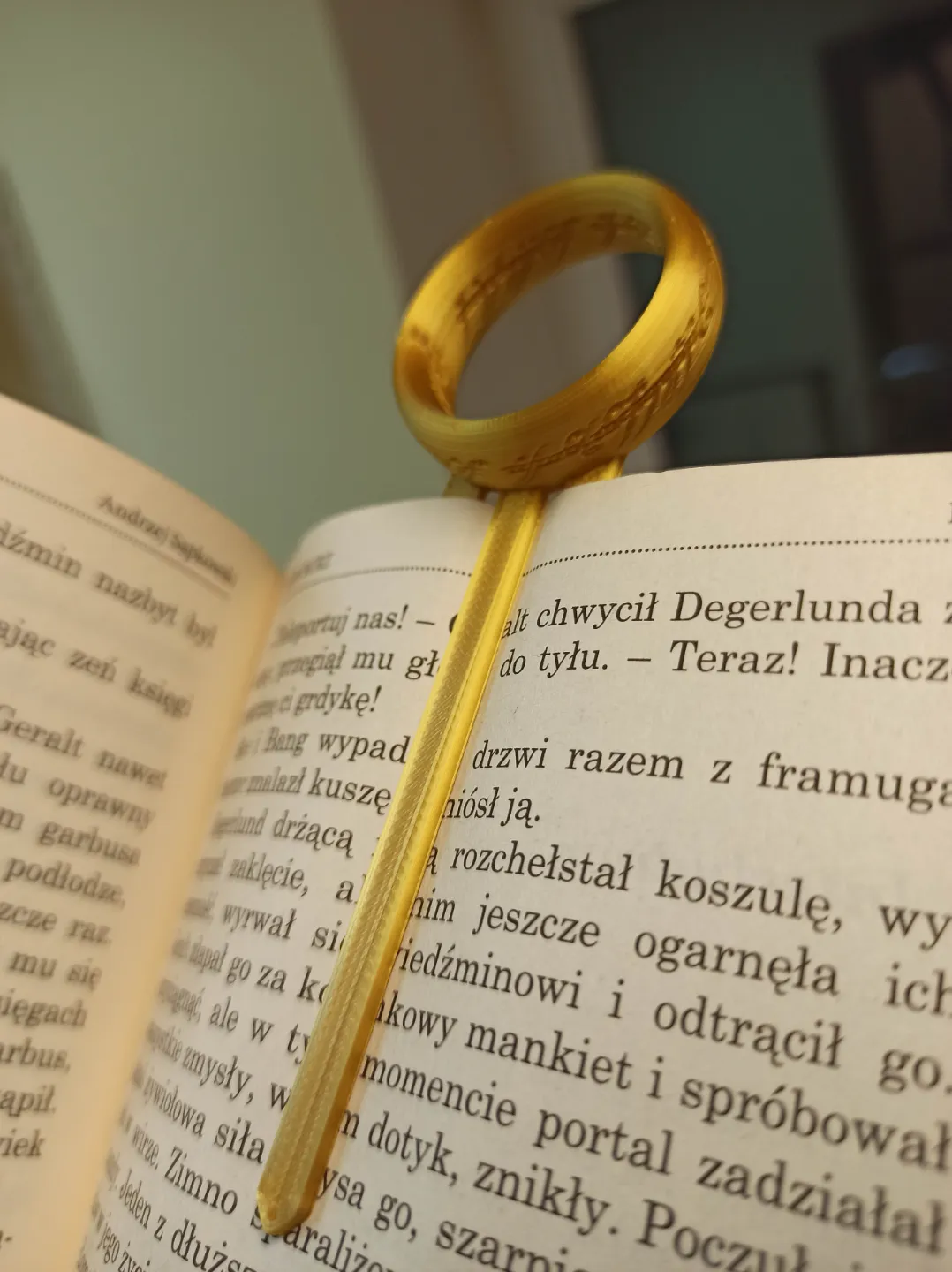 LOTR BOOKMARK RING Lord of the rings, photo 4 of 4 - LOTR BOOKMARK RING Lord of the rings Desk & Office