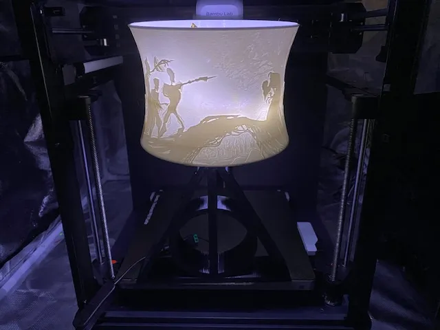Deathly Hallows Litho Lamp, photo 4 of 4 - Deathly Hallows Litho Lamp Lamps & Lighting