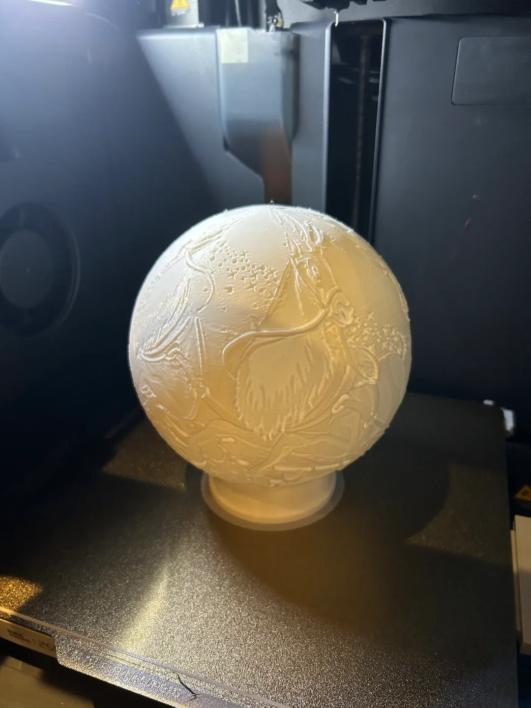 Santa light up globe - to be used with my led base, photo 4 of 4 - Santa light up globe - to be used with my led base Lamps & Lighting