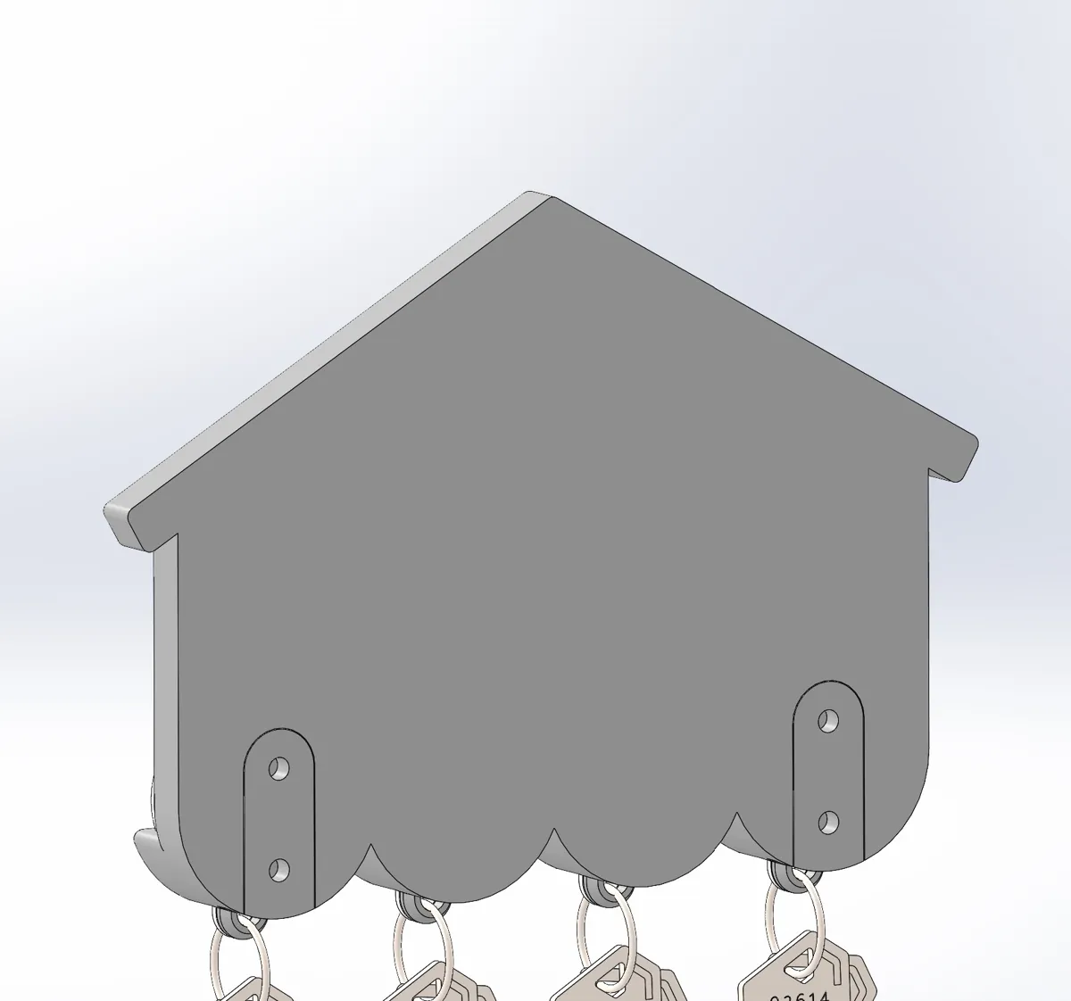 AirTag keys wall holder, photo 2 of 4 - AirTag keys wall holder Mobile & Device Accessories