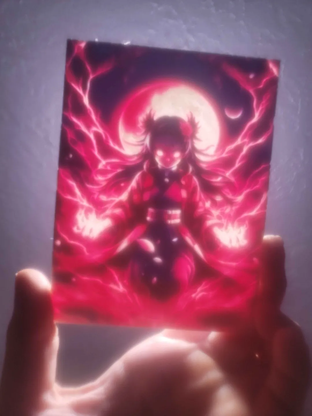 Demon Slayer Nezuko CMYK Lithophane, photo 2 of 2 - Demon Slayer Nezuko CMYK Lithophane Home Decor Items