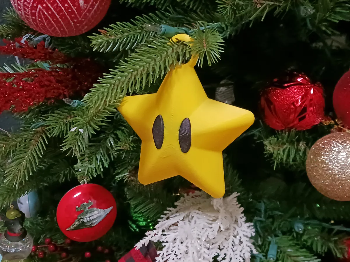 Super Mario Super Star Ornament, photo 2 of 4 - Super Mario Super Star Ornament Figurines & Collectibles