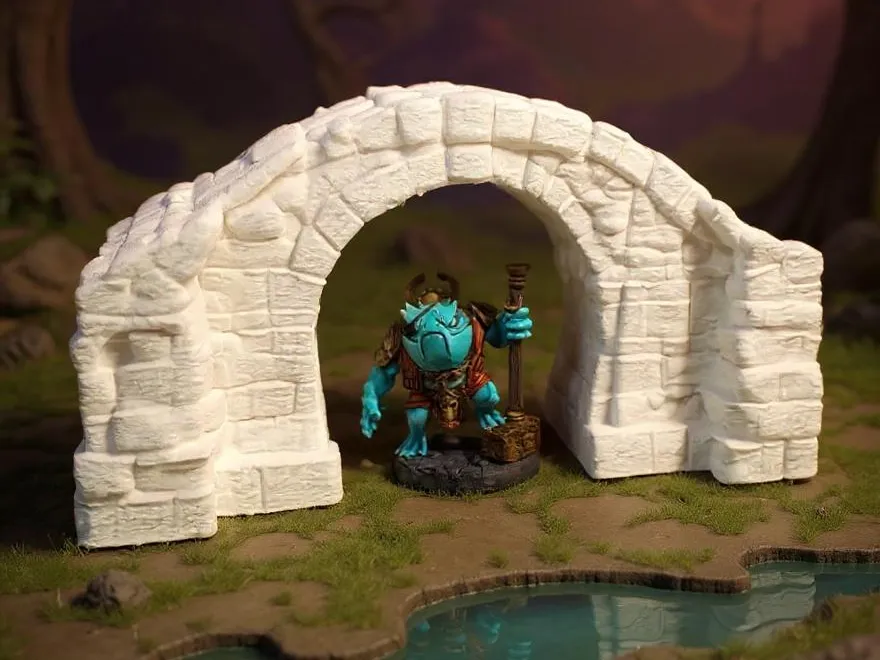 Ruined stone bridge for DND / Wargaming - Buildings & Ruins, in stock in India