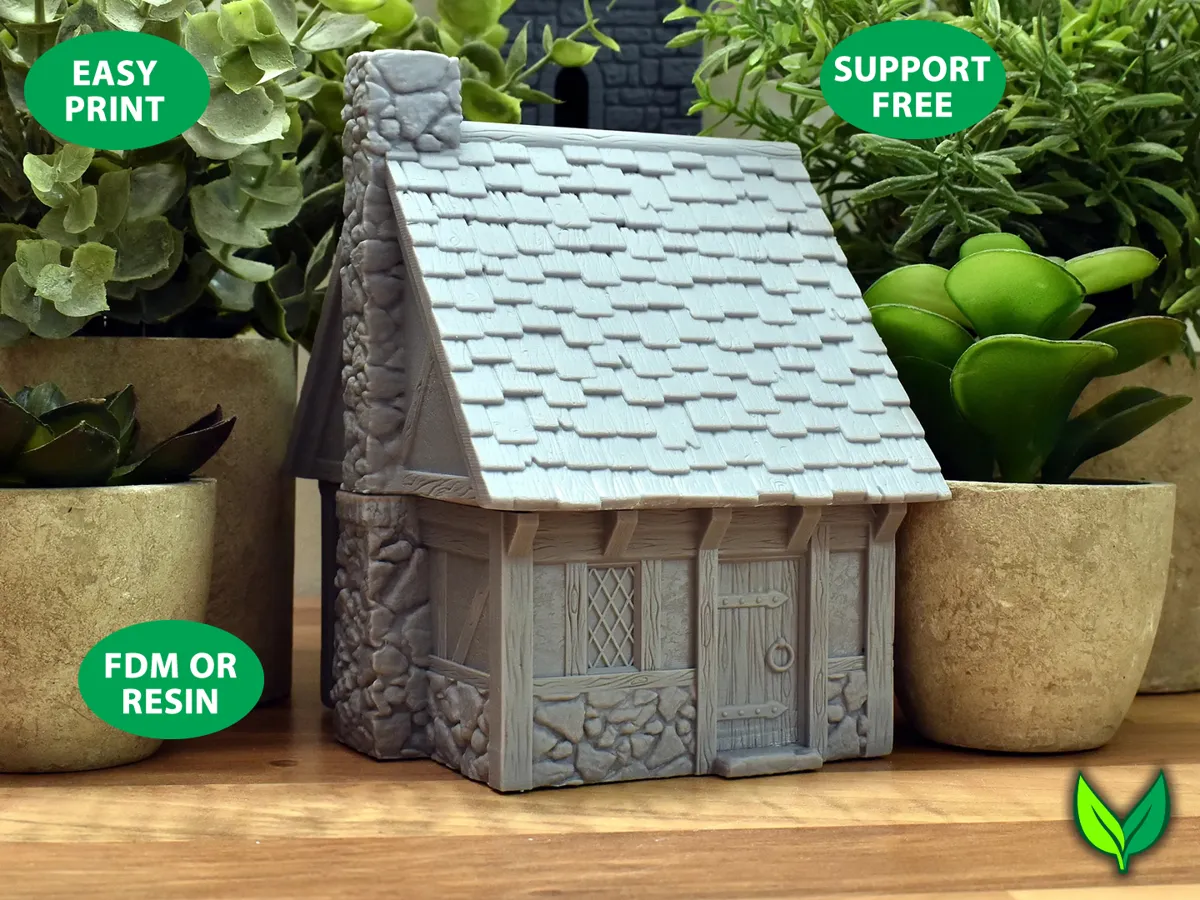28mm Medieval Fantasy House "Dickens Den" - Dragons & Fantasy Figures, in stock