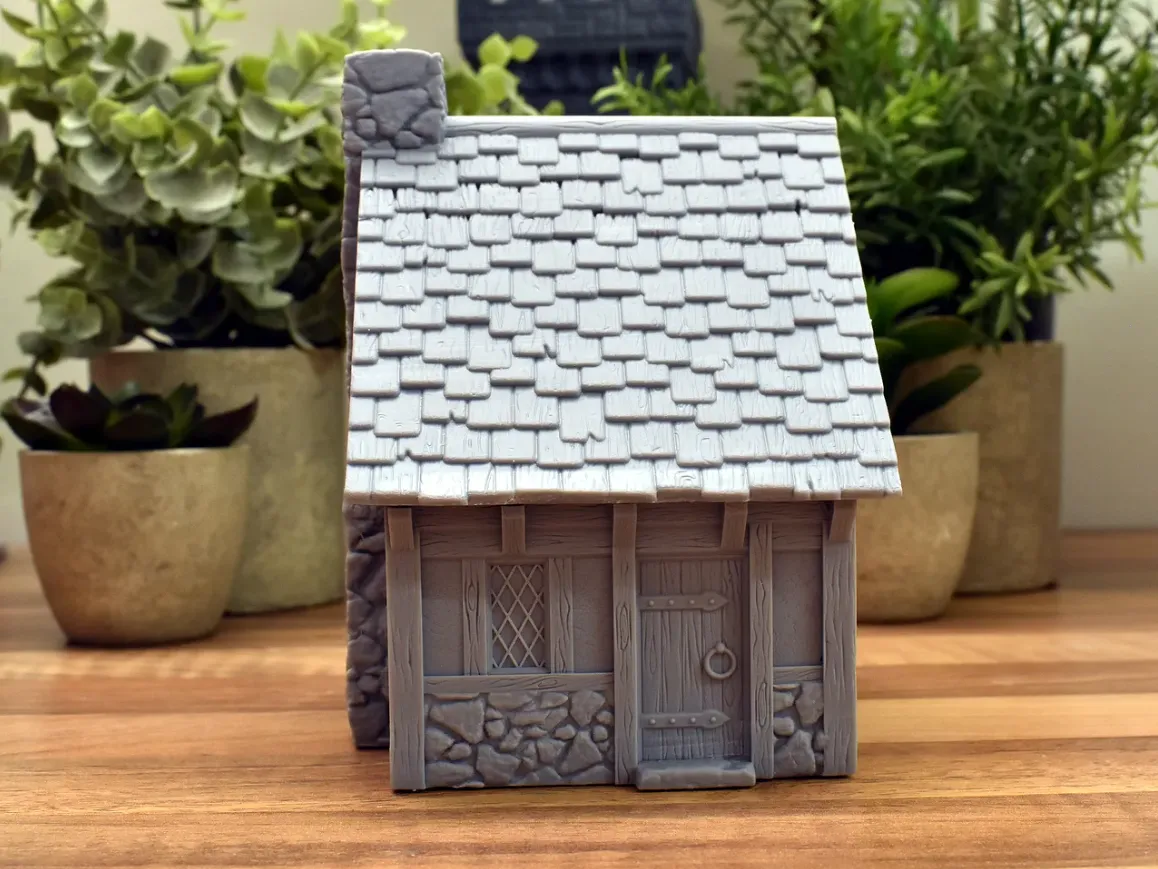 28mm Medieval Fantasy House "Dickens Den", photo 3 of 4 - 28mm Medieval Fantasy House "Dickens Den" Figurines & Collectibles