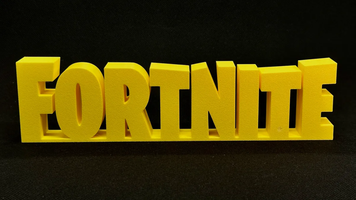 Fortnite Logo - Flat base, photo 4 of 4 - Fortnite Logo - Flat base Home Decor Items