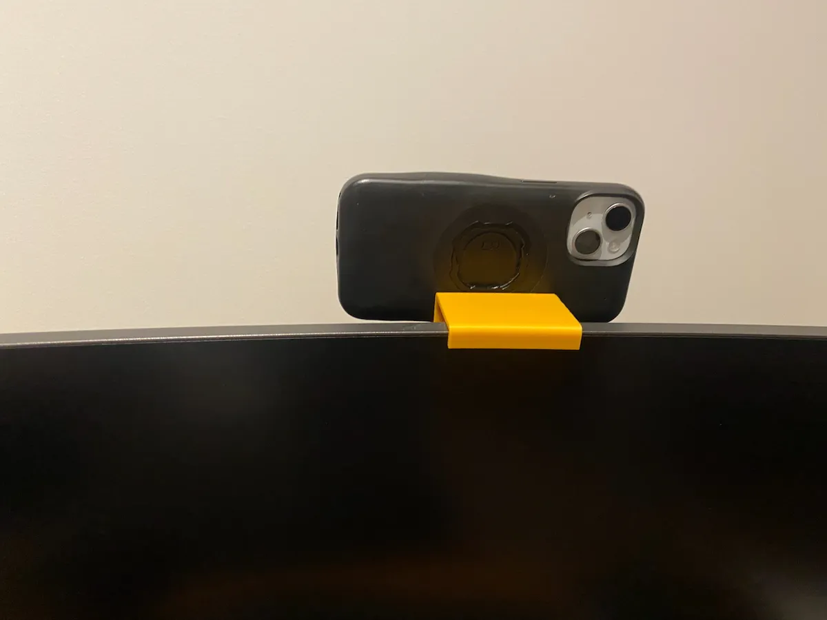 iPhone Continuity Camera Monitor Mount, photo 3 of 4 - iPhone Continuity Camera Monitor Mount Household
